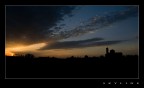 Un tramonto da una posizione privilegiata... casa mia!