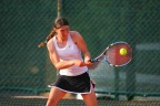 Prima prova ad un torneo di tennis femminile