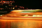Attracco notturno, lago di Lugano (Swiss)