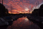 tramonto al porto