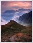 Tramonto e temporali.