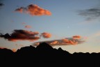 Val d'Aosta tramonto con luna