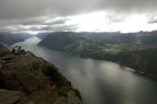 sulla strada per il preikestolen