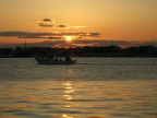 Suggestivo tramonto sul porto di Manfredonia...