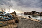 Molo di Fiumicino, Roma.