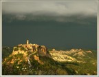 Civita di Bagnoregio, in attesa di un temporale fortissimo, prima del tramonto..Non modificata, i colori erano davvero cos..