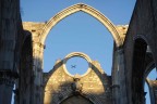 Il cielo di Lisbona dal Convento do Carmo (Novembre 2008)