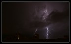 Scattata dal balcone di casa durante un temporale