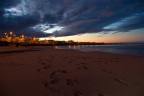 Orme sulla spiaggia