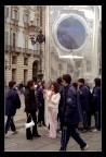 Torino, piazza Castello. Orologio con il conto alla rovescia all'inizio delle Olimpiadi invernali del 2006... un lungimirante :-D