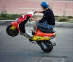 Pinasco azienda di modifiche per vespe e scooter. I ragazzi negli anni 80 ineggiavano l'inno "Pinasco c'e pinno e non c'e casco", rileggendolo nell'adesivo, il titolo era scontato.
lunghezza focale 250 mm