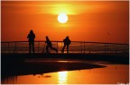 giochi al tramonto