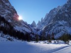 Freddo...molto freddo.....-15 almeno....e poi il soloe arrivava su velocemente, ho dovuto spostarmi pi volte per avere  l'inquadratura come la volevo e stando io in ombra....