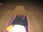 me addormentato in spiaggia di notte