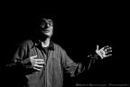 Foto scattata durante uno spettacolo teatrale con l'attore Angelo Maiello...