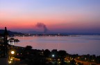 Tramonto fiammeggiante a Crotone