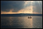 a pesca sul lago