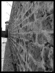 Una parte del muro che circondava il Lager.