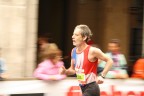 Maratona di Sant'Antonio a Padova: atleta ripreso con uso leggero della tecnica di panning.