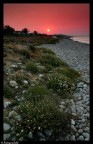 Fiery sunset