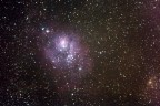 Laguna Nebula
28 pose da 30s (scelte su 32) 1600 iso
eos 300d, skywatcher 750/150
somma delle foto e curva in photoshop CS