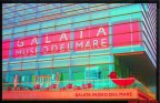 Facciata del Museo del Mare Galata di Genova rielaborata