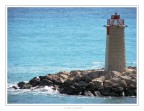 E' il faro all'ingresso del porto nuovo di Mentone