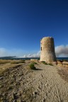 La torre di siniscola e l'incendio alle sue spalle 10km di distanza circa..... graditi suggerimenti ciao