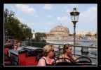 Turisti sull'Open Bus