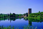 lago ninfa - riflessi in HDR
