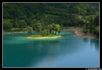 Sprazzi di luce sul lago di Tenno.