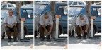Immagine scattata a Korce, in Albania. Quest'uomo, armato di bilancia, permette alle persone di pesarsi in cambio di 10 Lek (10 cent di ). L'ho beccato nel momento in cui nascondeva i soldi nel calzino :-) 
Suggerimenti e critiche sempre ben accetti!
Ciao Daniele