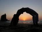 al tramonto