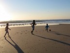 na praia...