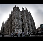 Insieme di 4 scatti del Duomo di Milano