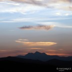 Tramonto sul Monte Capanne. Isola d'Elba (Italy)