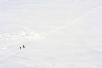 Oggi sono stato sul ghiacciaio del monte bianco, una vista mozzafiato.

Qui due scalatori francesi osservano quello che li aspetta...