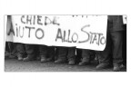 manifestazione contro la camorra e il licenziamento fincanti