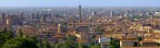 Panoramica di Bologna fatta dall'ospedale Rizzoli.