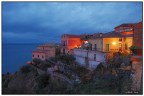 agropoli vecchio appena dopo il tramonto