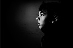 b&amp;w portrait
