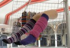 Gambe all'aria