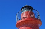 Faro di segnalazione sul molo di Castiglione della Pescaia (GR)