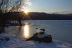 Tramonto sul ghiaccio