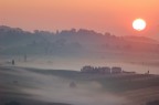 Scattata da un' Hotel di Pienza alle prime luci dell' alba.
