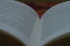Foto ad una pagina di un libro