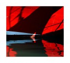 abstract in red