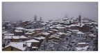 alba sotto la neve