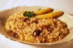 Risotto in cavroman con asparagi