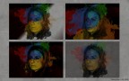 Ritratto di una mia cara amica rielaborato in stile Pop Art